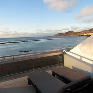 1ª Linea Canteras -vista Mar Con Terraza Y Wifi 308 Apartamento