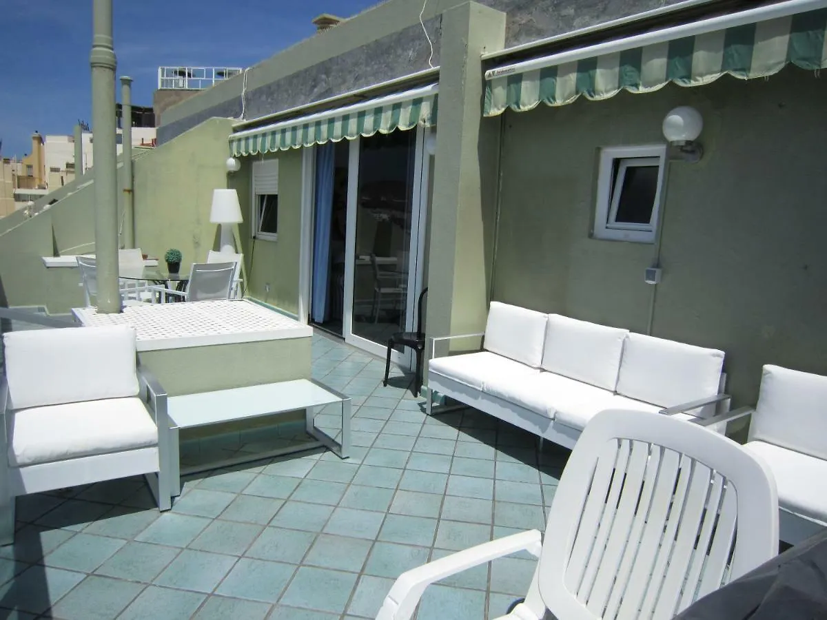 Atico En Primera Linea Las Canteras Las Palmas de Gran Canaria Apartmán